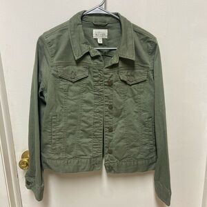 Market & Spruce Olive Utility Jacket